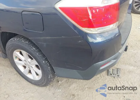 2013 Toyota Highlander Se V6 z USA, uszkodzony, nr VIN 5TDZK3EH5DS131283